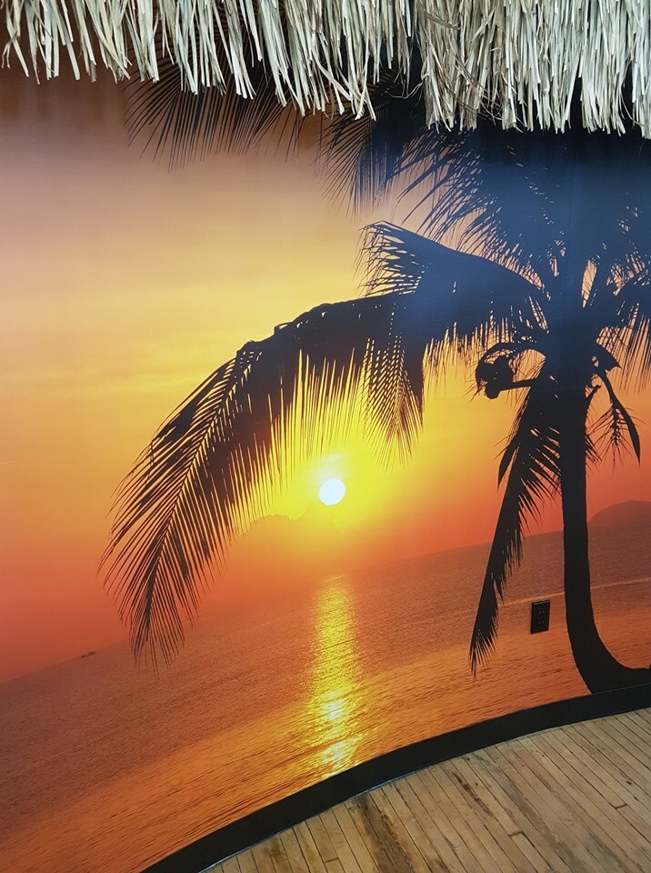Sunset beach wallpaper